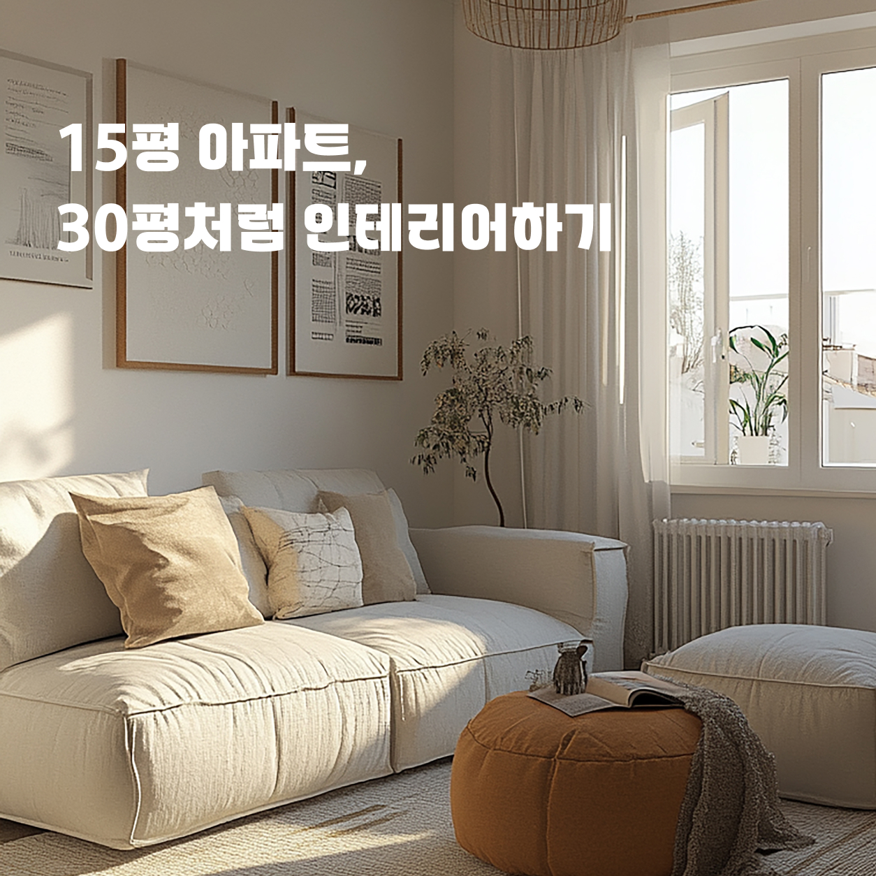 15평 아파트, 30평처럼 인테리어하기